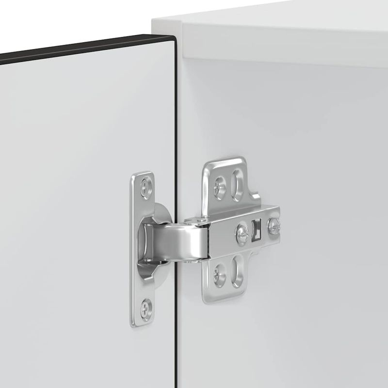 Casa si Gradina - Mobilier - Comode si corpuri - Corpuri bucatarie - Dulapuri pentru cuptor 2 buc Porto negru lemn prelucrat - Infinity.ro