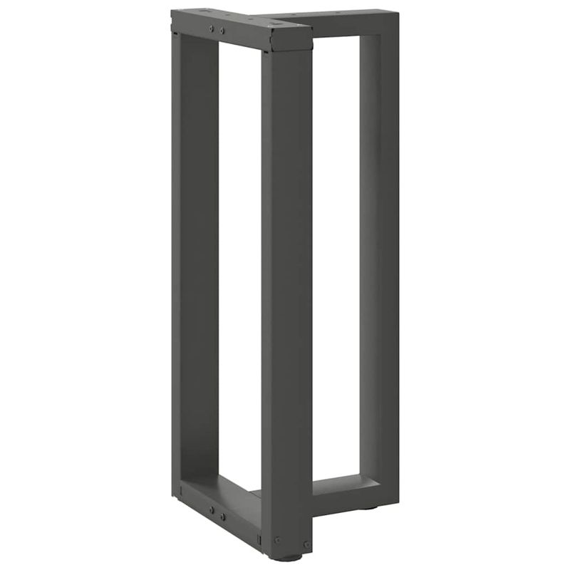 Casa si Gradina - Mobilier - Feronerie si accesorii mobila - Picioare pentru masa de bar in forma de T, 2 buc antracit otel, mărime 50x35x(90-91) cm - Infinity.ro