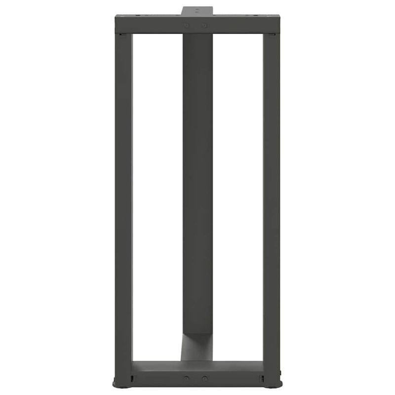 Casa si Gradina - Mobilier - Feronerie si accesorii mobila - Picioare pentru masa de bar in forma de T, 2 buc antracit otel, mărime 50x35x(90-91) cm - Infinity.ro