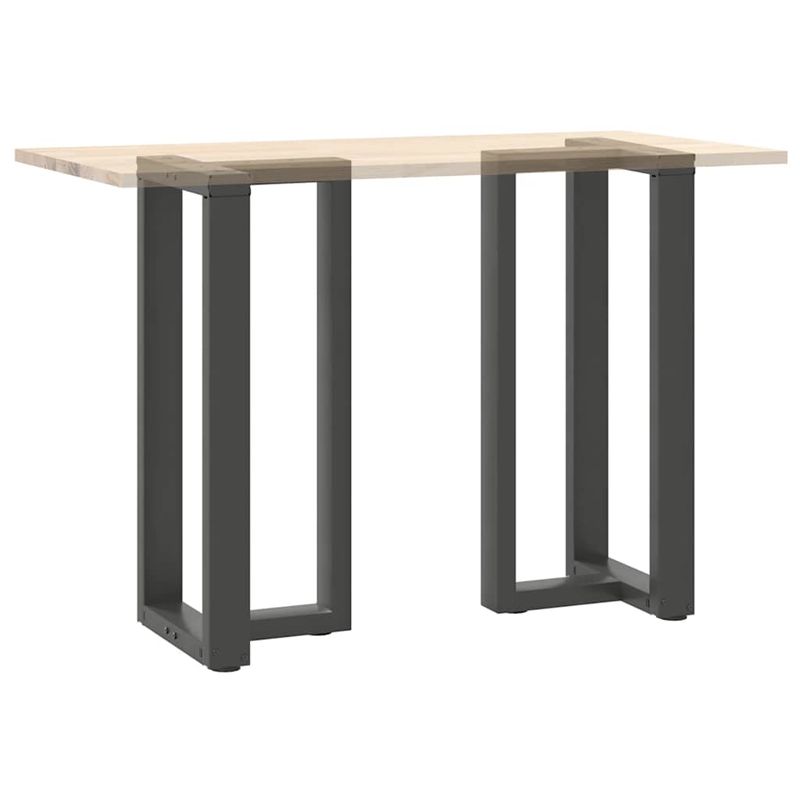 Casa si Gradina - Mobilier - Feronerie si accesorii mobila - Picioare pentru masa de bar in forma de T, 2 buc antracit otel, mărime 50x35x(90-91) cm - Infinity.ro