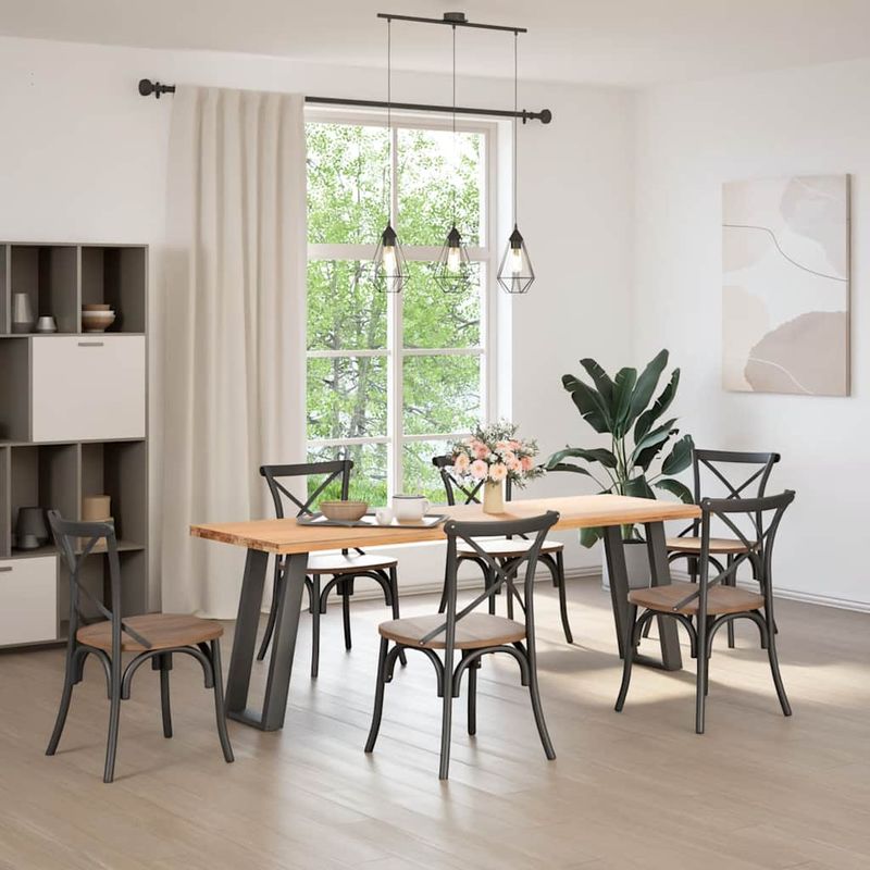 Casa si Gradina - Mobilier - Feronerie si accesorii mobila - Picioare masa consola in forma de U, 2 buc Antracit Otel, mărime 28x(72-73) cm - Infinity.ro