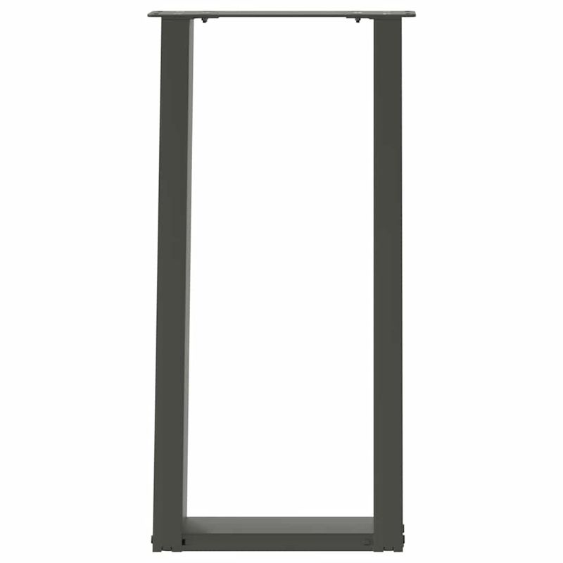 Casa si Gradina - Mobilier - Feronerie si accesorii mobila - Picioare masa consola in forma de U, 2 buc Antracit Otel, mărime 28x(72-73) cm - Infinity.ro