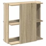 Casa si Gradina - Mobilier - Biblioteci si rafturi - Biblioteci - Biblioteca cu 3 niveluri, stejar sonoma, 60x30x60 cm, lemn - Infinity.ro
