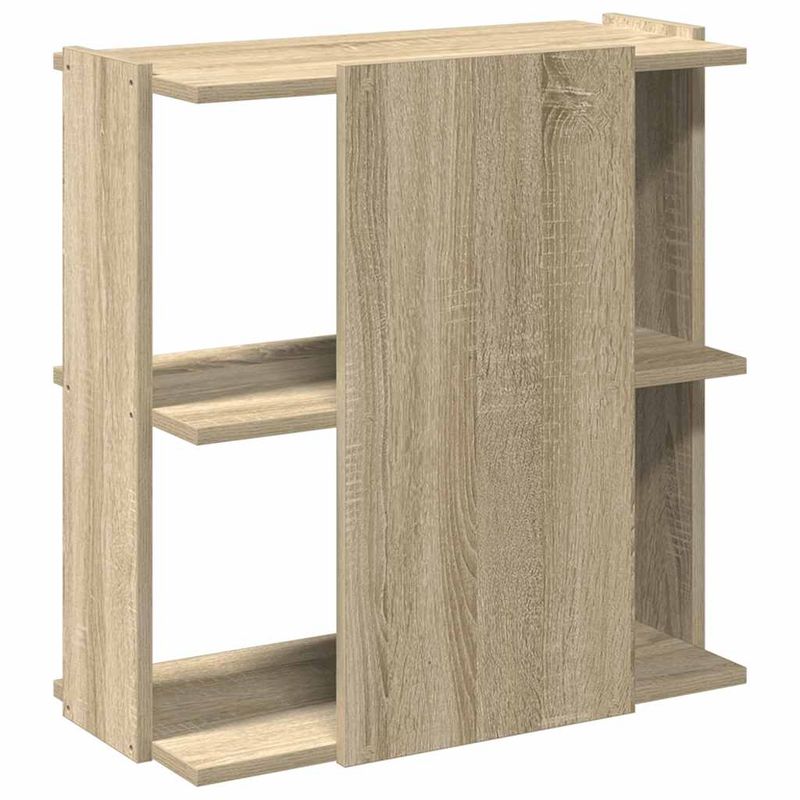 Casa si Gradina - Mobilier - Biblioteci si rafturi - Biblioteci - Biblioteca cu 3 niveluri, stejar sonoma, 60x30x60 cm, lemn - Infinity.ro