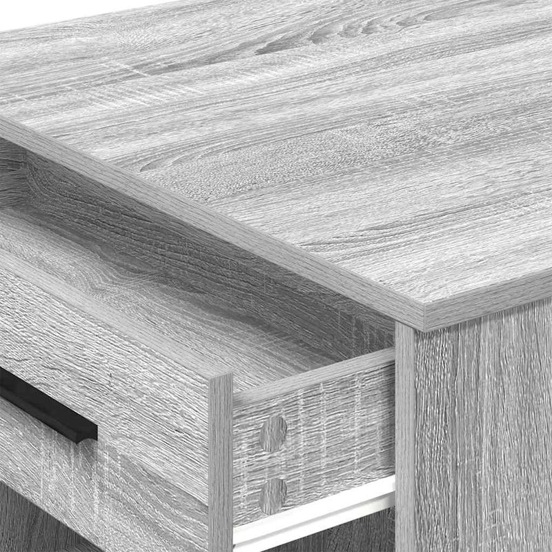 Casa si Gradina - Mobilier - Mese si birouri - Birouri - Birou cu sertar raft ri Sonoma 102x62x77,5cm lemn prelucrat - Infinity.ro