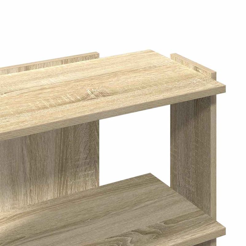 Casa si Gradina - Mobilier - Biblioteci si rafturi - Biblioteci - Biblioteca cu 3 niveluri, stejar sonoma, 60x30x60 cm, lemn - Infinity.ro