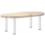 Casa si Gradina - Mobilier - Feronerie si accesorii mobila - Picioare masuta de cafea 4 buc Otel alb 30-32 cm, mărime 30-32 cm (40 mm) - Infinity.ro