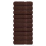 Casa si Gradina - Textile si covoare - Textile baie - Prosoape - Prosoape de baie 10 buc maro 100x150 cm 360 g/m² 100% bumbac - Infinity.ro