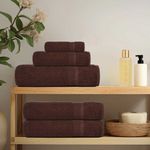 Casa si Gradina - Textile si covoare - Textile baie - Prosoape - Prosoape de baie 10 buc maro 100x150 cm 360 g/m² 100% bumbac - Infinity.ro