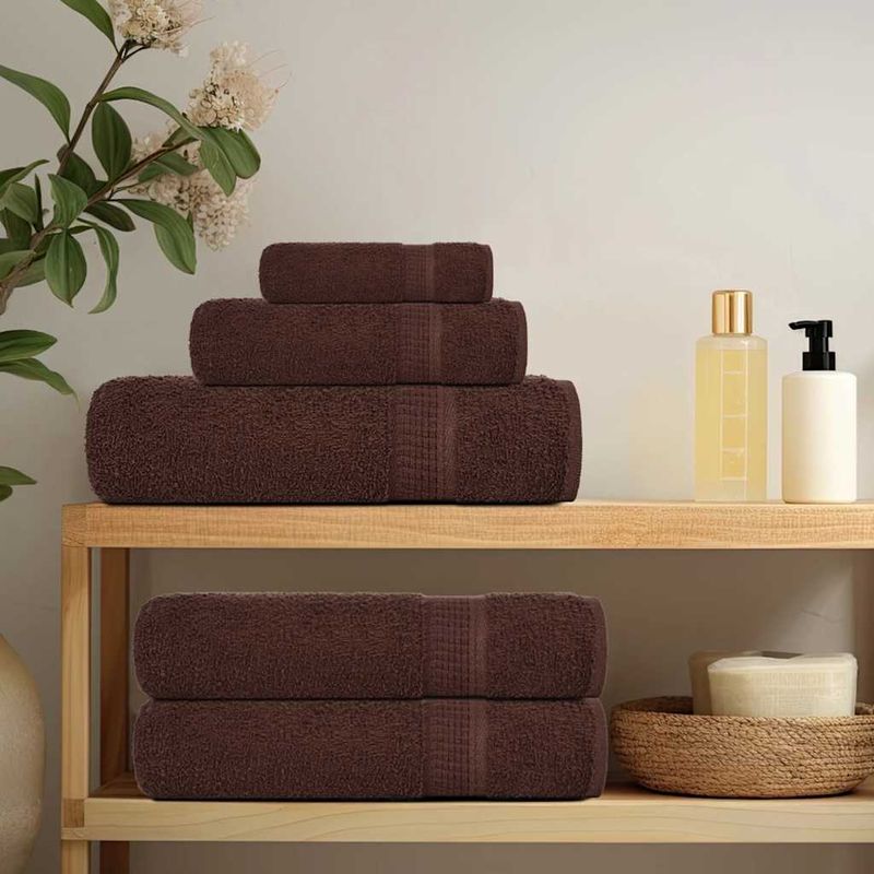 Casa si Gradina - Textile si covoare - Textile baie - Prosoape - Prosoape de baie 10 buc maro 100x150 cm 360 g/m² 100% bumbac - Infinity.ro