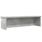 Casa si Gradina - Bucatarie si vesela - Organizare si depozitare bucatarie - Suporturi tacamuri si vase - Rafturi de bucatarie stivuibile 2 buc Beton Gri 60x15x16 cm - Infinity.ro