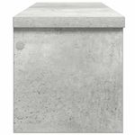 Casa si Gradina - Bucatarie si vesela - Organizare si depozitare bucatarie - Suporturi tacamuri si vase - Rafturi de bucatarie stivuibile 2 buc Beton Gri 60x15x16 cm - Infinity.ro