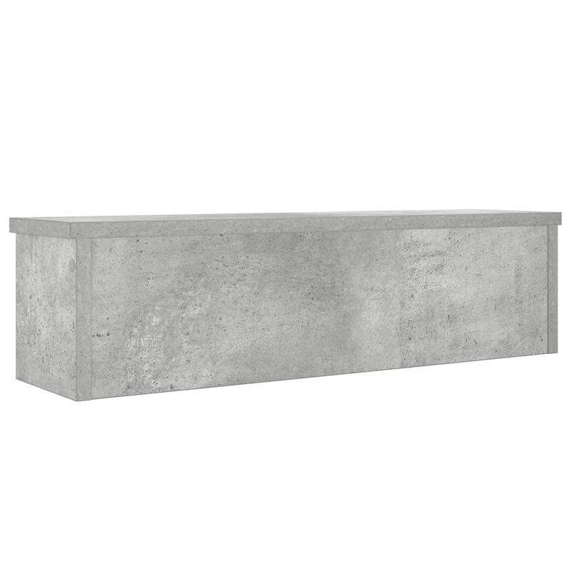 Casa si Gradina - Bucatarie si vesela - Organizare si depozitare bucatarie - Suporturi tacamuri si vase - Rafturi de bucatarie stivuibile 2 buc Beton Gri 60x15x16 cm - Infinity.ro