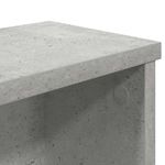 Casa si Gradina - Bucatarie si vesela - Organizare si depozitare bucatarie - Suporturi tacamuri si vase - Rafturi de bucatarie stivuibile 2 buc Beton Gri 60x15x16 cm - Infinity.ro