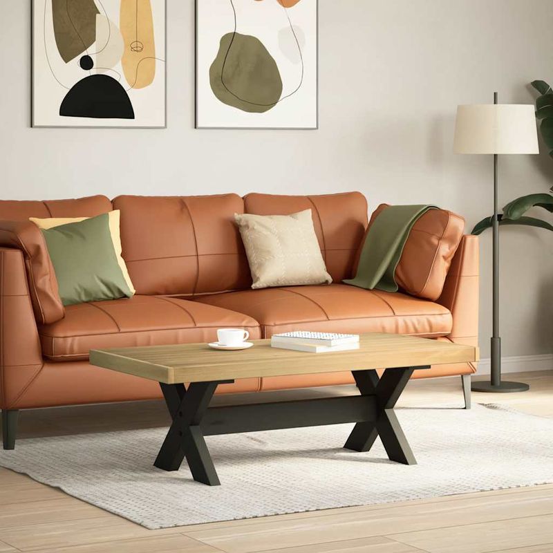 Casa si Gradina - Mobilier - Mese si birouri - Masute de cafea - Masuta de cafea NOAIN picioare in forma de X lemn masiv de pin - Infinity.ro