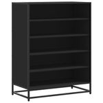 Casa si Gradina - Mobilier - Organizare si depozitare - Organizator incaltaminte - Pantofar, negru, 75x38x97,5 cm, lemn prelucrat/metal - Infinity.ro