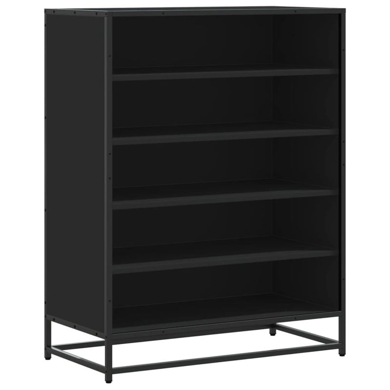 Casa si Gradina - Mobilier - Organizare si depozitare - Organizator incaltaminte - Pantofar, negru, 75x38x97,5 cm, lemn prelucrat/metal - Infinity.ro