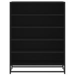 Casa si Gradina - Mobilier - Organizare si depozitare - Organizator incaltaminte - Pantofar, negru, 75x38x97,5 cm, lemn prelucrat/metal - Infinity.ro