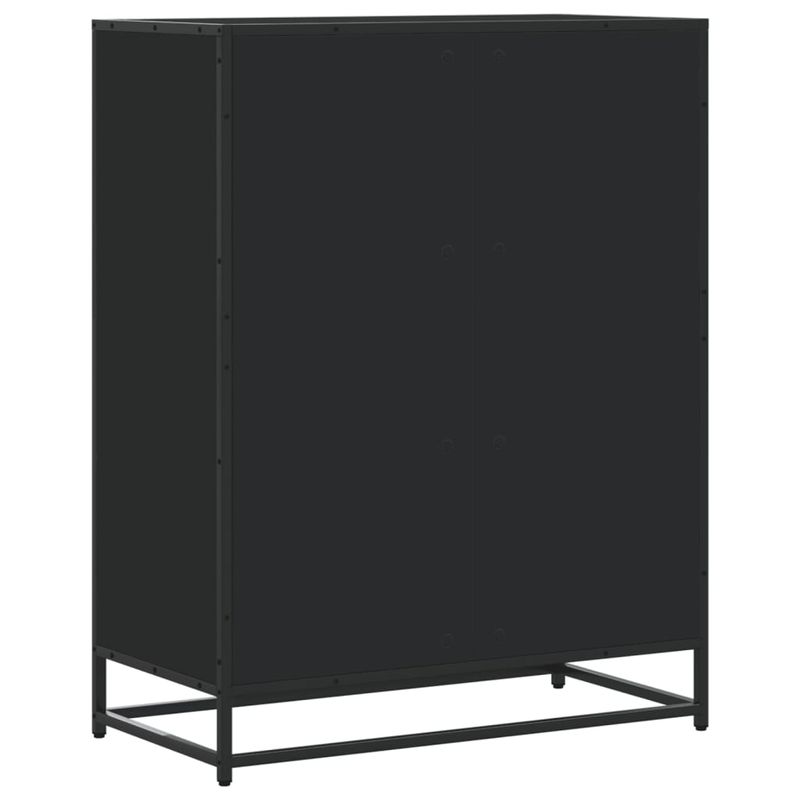 Casa si Gradina - Mobilier - Organizare si depozitare - Organizator incaltaminte - Pantofar, negru, 75x38x97,5 cm, lemn prelucrat/metal - Infinity.ro