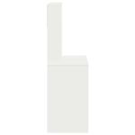 Casa si Gradina - Mobilier - Mese si birouri - Birouri - Birou cu rafturi, alb, 100x45x140 cm, lemn compozit - Infinity.ro