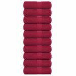 Casa si Gradina - Textile si covoare - Textile baie - Prosoape - Prosoape cu sapun 10 buc Bordeaux 30x30 cm 360 g/m² 100% bumbac - Infinity.ro