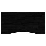 Casa si Gradina - Constructii - Lemn constructii - Placi lemn - Blat de birou maro inchis lemn masiv de stejar dreptunghiular, mărime 100x60x2.5 cm - Infinity.ro