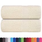 Casa si Gradina - Textile si covoare - Textile baie - Prosoape - Prosoape de sapun 2 buc crema 30x30 cm 360 g/m² 100% bumbac - Infinity.ro