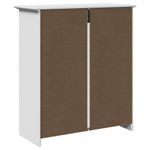 Casa si Gradina - Mobilier - Organizare si depozitare - Cutii depozitare - Dulap de hol „BODO” Alb 80x35x90 cm - Infinity.ro