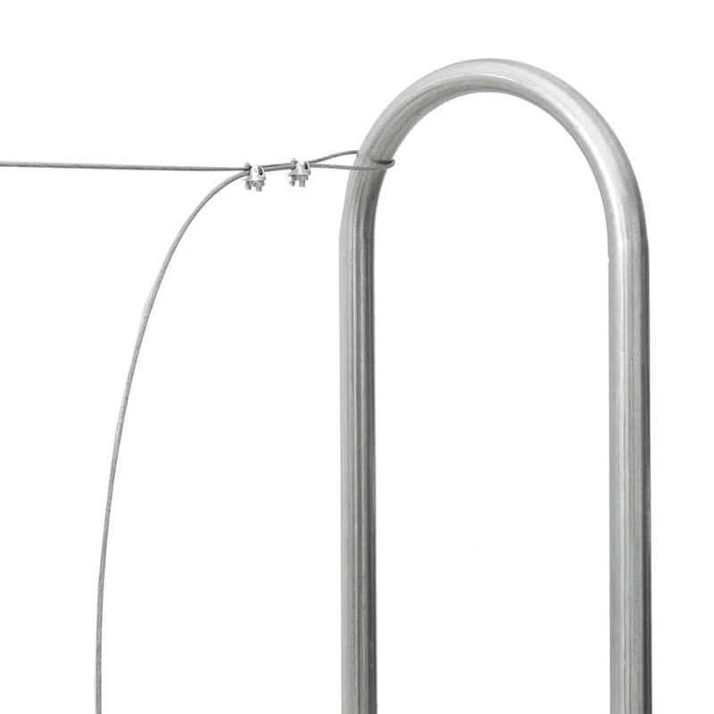 Casa si Gradina - Termice - Sobe, Seminee si accesorii - Accesorii seminee si sobe - Suport pentru lemne de foc 300x25x150 cm Otel galvanizat - Infinity.ro