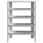 Casa si Gradina - Mobilier - Organizare si depozitare - Organizator incaltaminte - Pantofar, gri beton, 61x32x87,5 cm, lemn prelucrat - Infinity.ro
