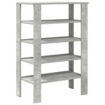 Casa si Gradina - Mobilier - Organizare si depozitare - Organizator incaltaminte - Pantofar, gri beton, 61x32x87,5 cm, lemn prelucrat - Infinity.ro