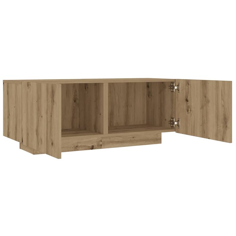 Casa si Gradina - Mobilier - Comode si corpuri - Noptiere - Noptiera, stejar artizanal, 100x35x40 cm, lemn prelucrat - Infinity.ro