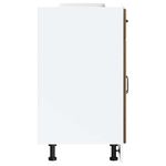 Casa si Gradina - Mobilier - Comode si corpuri - Corpuri bucatarie - Dulap de baza de bucatarie „Kalmar” din lemn de stejar maro, mărime 60x46x81.5 cm, model 1x dulap inferior (2 uși 1 sertar) - Infinity.ro