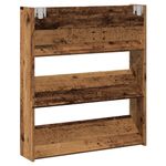 Casa si Gradina - Mobilier - Organizare si depozitare - Organizator incaltaminte - Pantofar de perete, lemn vechi, 80x18x90 cm, lemn prelucrat - Infinity.ro