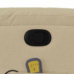 Ingrijire personala si Cosmetice - Sanatate si wellness - Articole wellness - Fotolii de masaj - Fotoliu rabatabil de masaj, crem, material textil - Infinity.ro