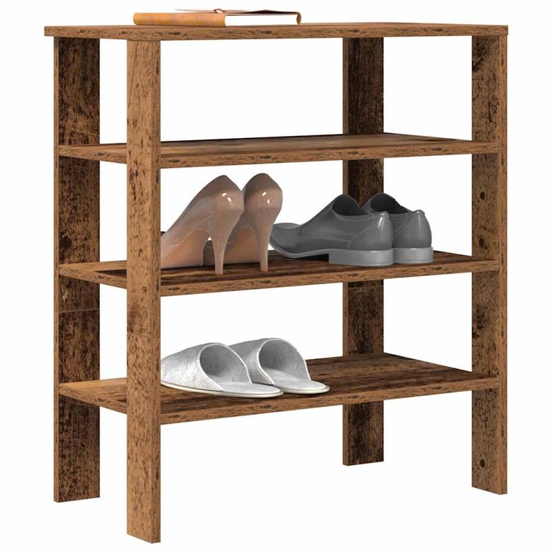 Casa si Gradina - Mobilier - Organizare si depozitare - Organizator incaltaminte - Pantofar, Lemn vechi, 61x32x70 cm, lemn compozit - Infinity.ro