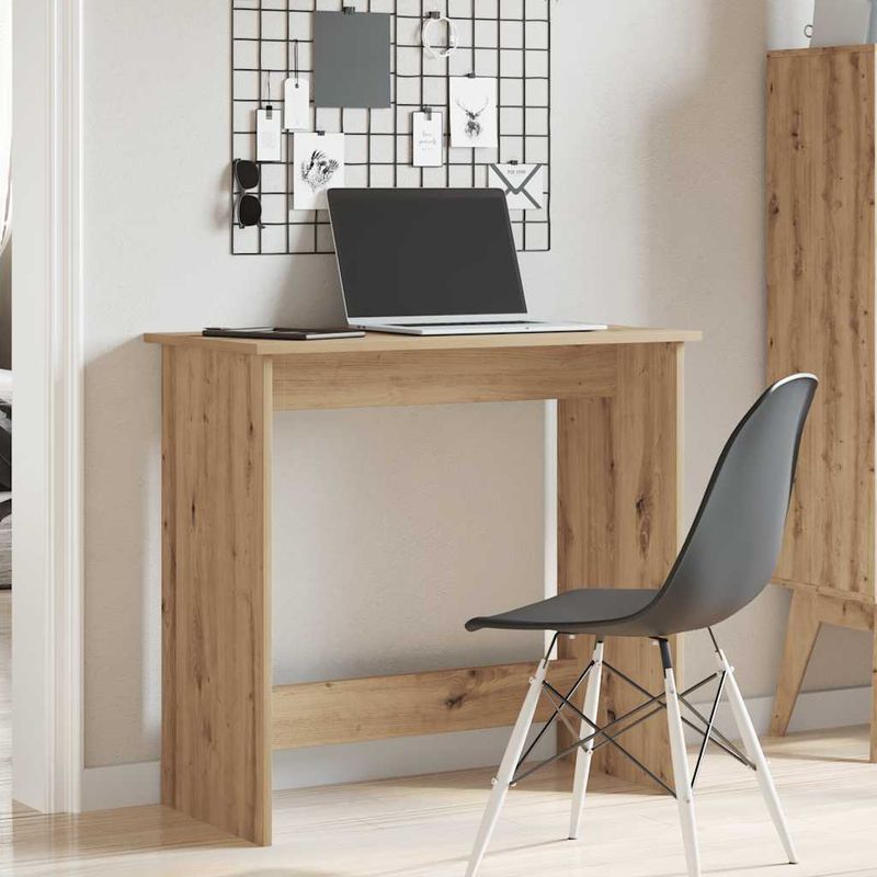 Casa si Gradina - Mobilier - Mese si birouri - Birouri - Birou, stejar artizanal, 80x40x75 cm, lemn prelucrat - Infinity.ro