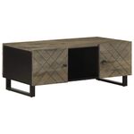 Casa si Gradina - Mobilier - Mese si birouri - Masute de cafea - Masuta de cafea, negru, 100x54x40 cm, lemn masiv de mango - Infinity.ro