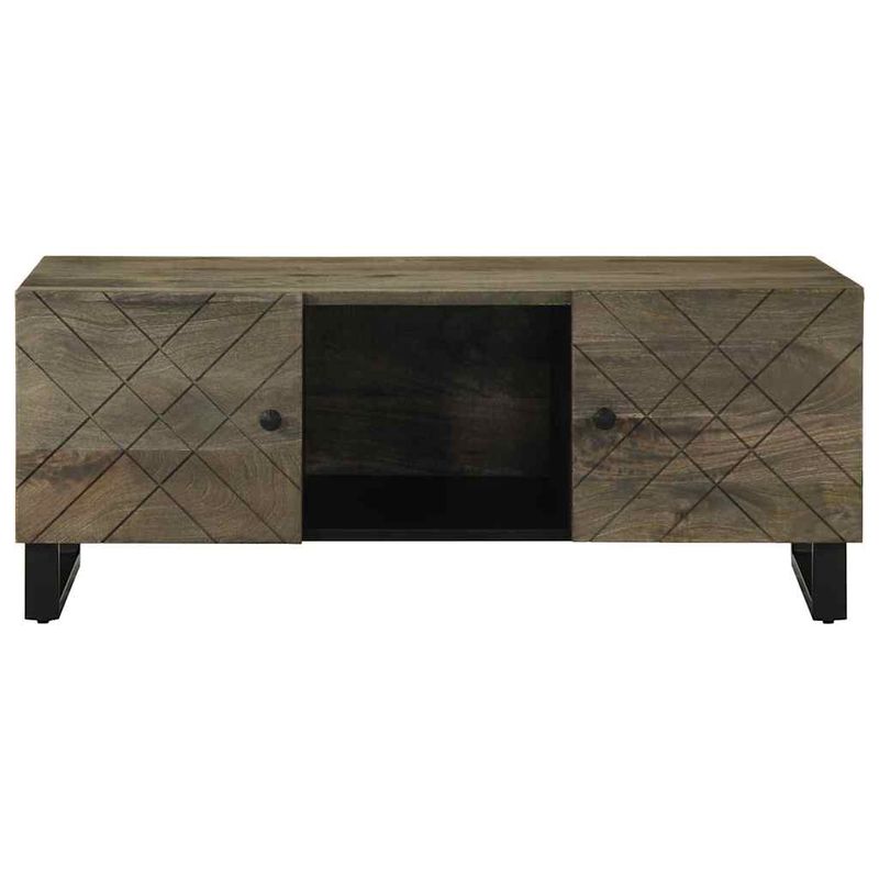 Casa si Gradina - Mobilier - Mese si birouri - Masute de cafea - Masuta de cafea, negru, 100x54x40 cm, lemn masiv de mango - Infinity.ro