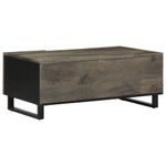 Casa si Gradina - Mobilier - Mese si birouri - Masute de cafea - Masuta de cafea, negru, 100x54x40 cm, lemn masiv de mango - Infinity.ro