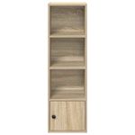 Casa si Gradina - Mobilier - Biblioteci si rafturi - Biblioteci - Biblioteca, stejar sonoma, 31x24x102 cm, lemn prelucrat - Infinity.ro