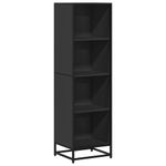 Casa si Gradina - Mobilier - Biblioteci si rafturi - Biblioteci - Biblioteca, negru, 40x35x139 cm, lemn prelucrat - Infinity.ro