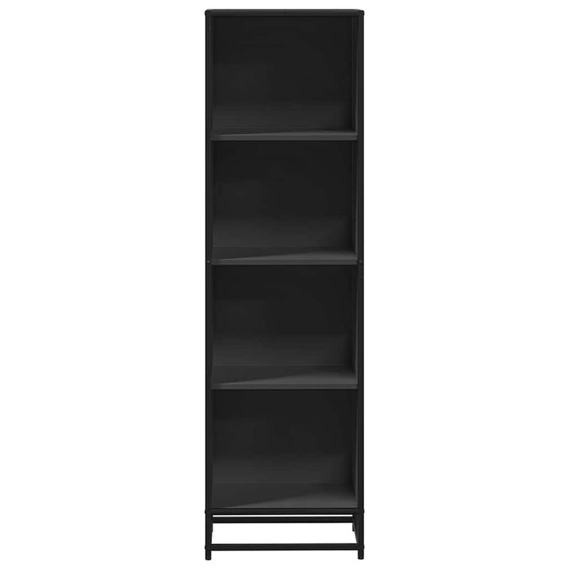 Casa si Gradina - Mobilier - Biblioteci si rafturi - Biblioteci - Biblioteca, negru, 40x35x139 cm, lemn prelucrat - Infinity.ro