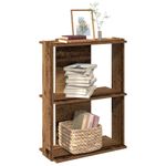 Casa si Gradina - Mobilier - Biblioteci si rafturi - Biblioteci - Biblioteca cu 3 etaje din lemn vechi 60x30x80 cm lemn prelucrat - Infinity.ro