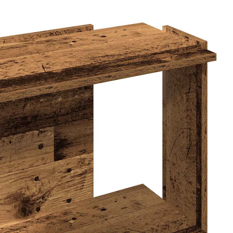 Casa si Gradina - Mobilier - Biblioteci si rafturi - Biblioteci - Biblioteca cu 3 etaje din lemn vechi 60x30x80 cm lemn prelucrat - Infinity.ro