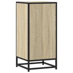 Casa si Gradina - Mobilier - Comode si corpuri - Comode - Dulap, stejar sonoma, 35,5x35x76 cm, lemn prelucrat si metal - Infinity.ro