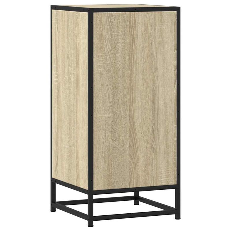Casa si Gradina - Mobilier - Comode si corpuri - Comode - Dulap, stejar sonoma, 35,5x35x76 cm, lemn prelucrat si metal - Infinity.ro