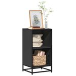 Casa si Gradina - Mobilier - Biblioteci si rafturi - Biblioteci - Biblioteca, negru, 40x35x76 cm, lemn prelucrat - Infinity.ro