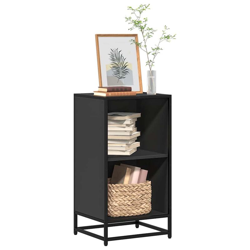 Casa si Gradina - Mobilier - Biblioteci si rafturi - Biblioteci - Biblioteca, negru, 40x35x76 cm, lemn prelucrat - Infinity.ro
