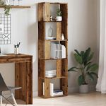 Casa si Gradina - Mobilier - Biblioteci si rafturi - Biblioteci - Biblioteca, lemn vechi, 45x24x159 cm, lemn prelucrat - Infinity.ro